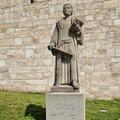 Thomas-Mntzer-Denkmal vor dem Frauentor.