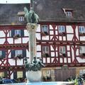 Marktplatz von Forchheim mit beispielhafter Sule: