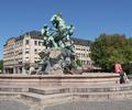 Centaurenbrunnen am Bahnhofvorplatz von Frth.