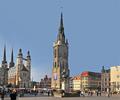 Marktkirche am Marktplatz von Halle,