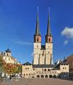 Stadtkirche von Halle, Westseite