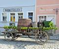 festlich geschmckter Wagen 