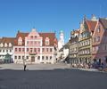 Marktplatz, Zentrum der Stadt Memmingen - 
