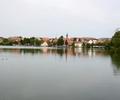 Ratzeburgs Kernstadt ist von Wasser umgeben, also eine Insel