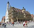 Das Rathaus von Rothenburg ob der Tauber 
