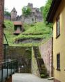 Neben der Burg Wertheim ist sie deutlich zu sehen,  