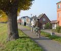 schner Radweg an der Elbpromenade